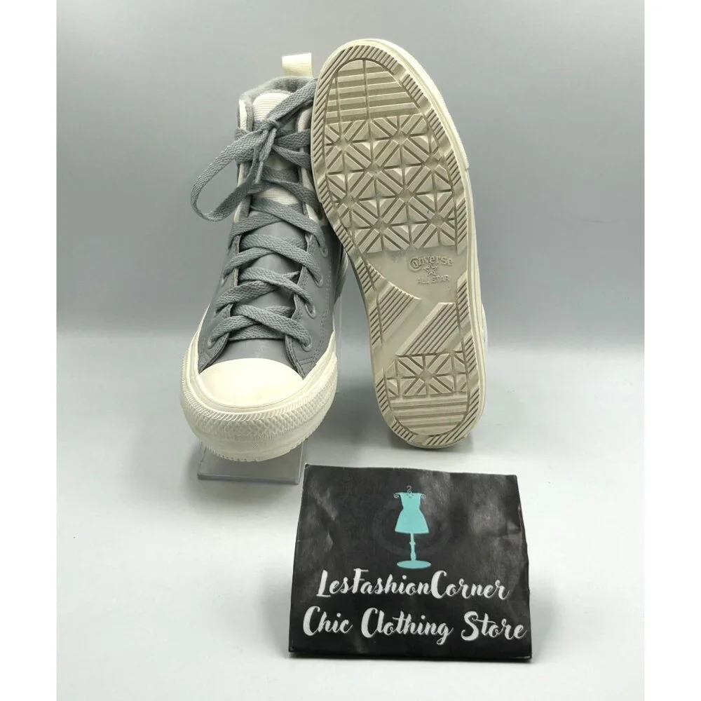 Converse Chuck Taylor All Star Men's Gray Hi Berkshire Boot Size 6 Wo's 8 3216 - Picture 3 of 16